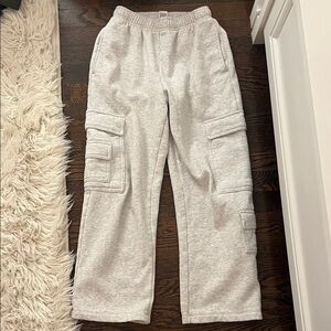Garage grey baggy cargo sweats